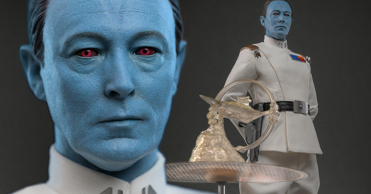 Hot Toys《亞蘇卡》「索龍元帥」（Grand Admiral Thrawn）1/6 比例收藏級人偶 帝國謀略智將出陣！