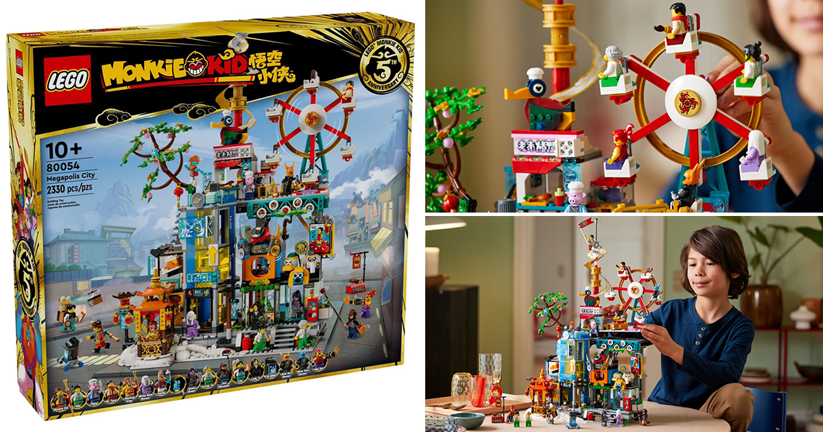 LEGO 80054《悟空小俠》萬千城（Megapolis City）重組變換自由度高的繁華大都市！ 