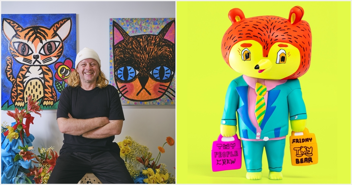 英國藝術家 Rob Kidney 專訪：跟著 FRIDAY BEAR 一起在週五夜晚來些「犒賞自我的儀式」吧！