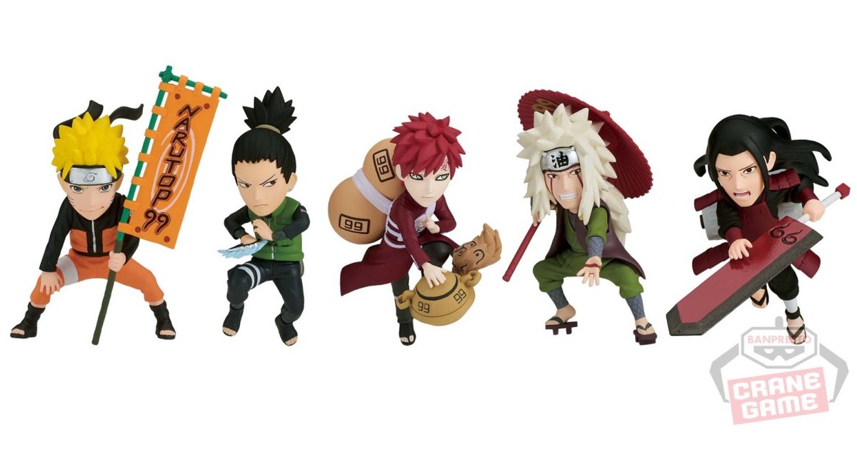 BANPRESTO『WCF 火影忍者 NARUTOP99 vol.1』鹿丸、自來也等人氣角色首彈登場！