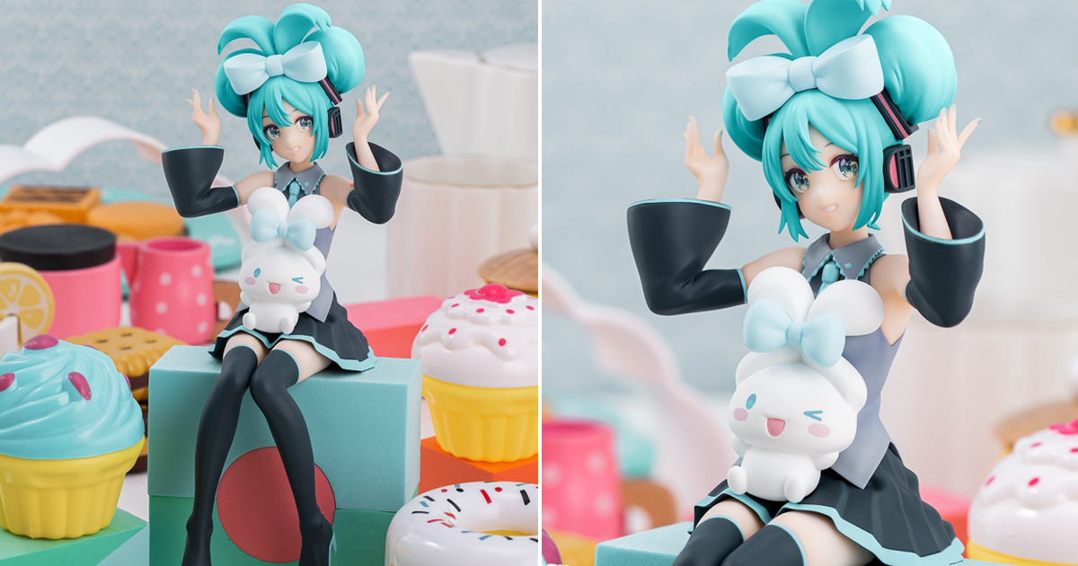 SEGA景品『Chokonose 初音未來×大耳狗』坐姿FIGURE 人氣合作企劃終於立體化！