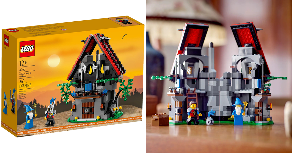 LEGO 40601「馬吉斯托的魔法工坊」滿額禮公開（Majisto’s Magical Workshop）龍騎士經過數十年歲月再登場！