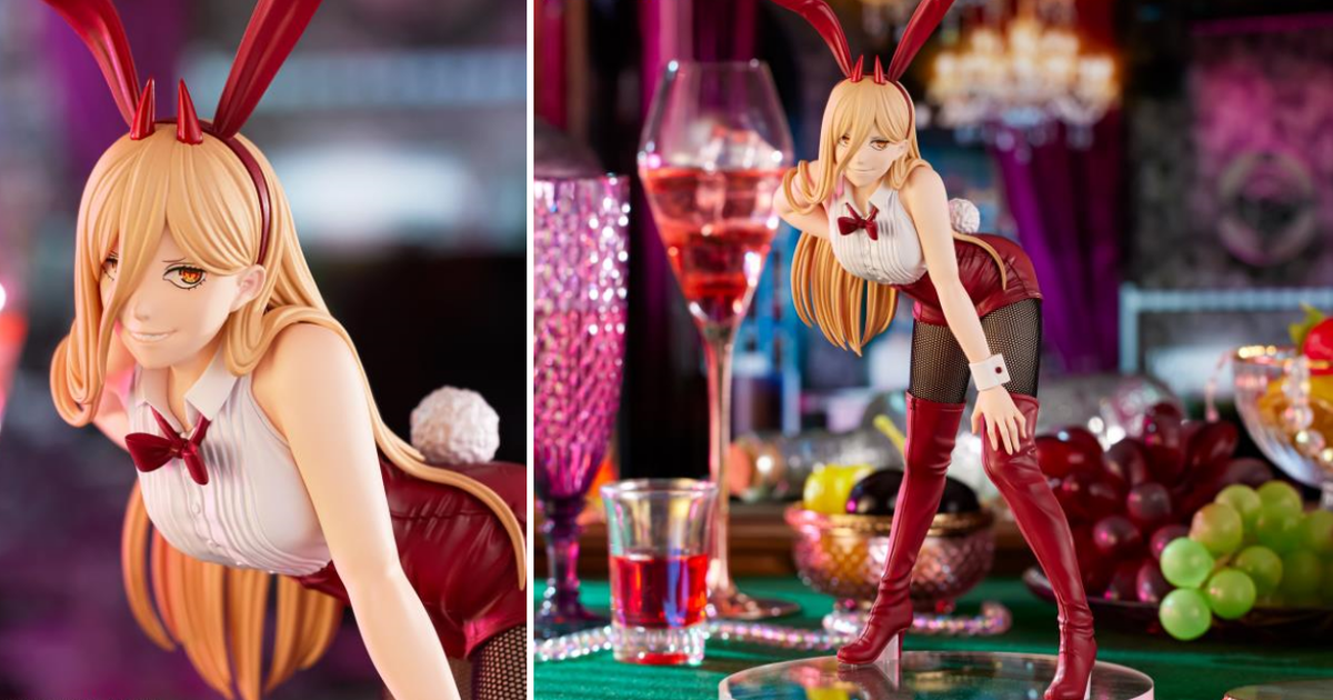 FuRyu景品『鏈鋸人 BiCute Bunnies Figure 帕瓦』性感兔女郎造型 胸墊效果十分卓越！