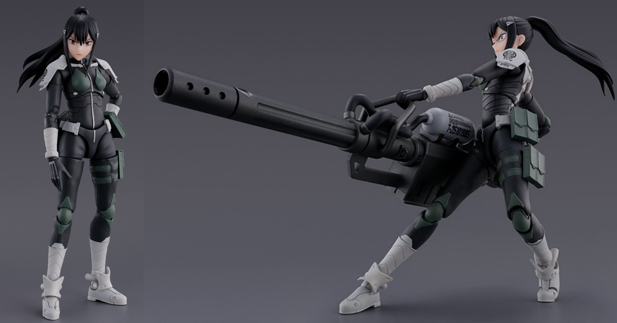 『S.H.Figuarts 怪獸８號 亞白米娜』收錄大魄力的專用武器重型狙擊炮！