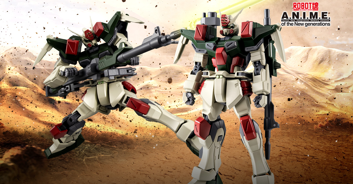 重現動畫洗練造型『ROBOT魂 暴風鋼彈 ver. A.N.I.M.E.』結合特效零件再現帥氣射擊姿態！