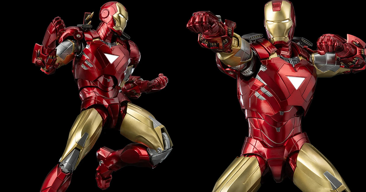 threezero DLX 系列《無限傳說》鋼鐵人馬克6（Iron Man Mark VI）可動人偶 特色的倒三角反應爐再登場！