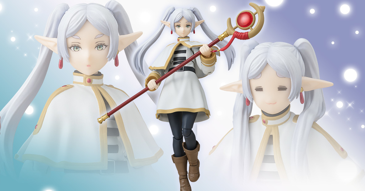 S.H.Figuarts『葬送的芙莉蓮 芙莉蓮』可動人偶 瞇瞇眼替換表情太可愛啦！