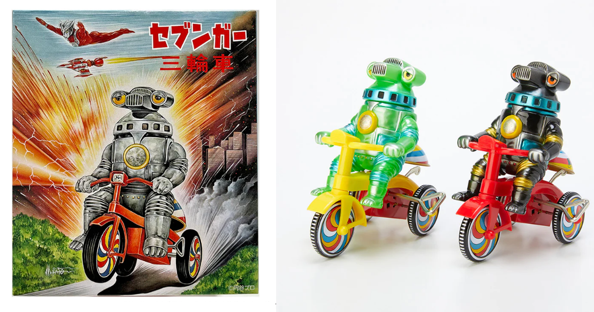 M1号『賽文加 三輪車 圓谷店ONLINE限定配色』繽紛復古的淺綠色＆黑色同步登場！