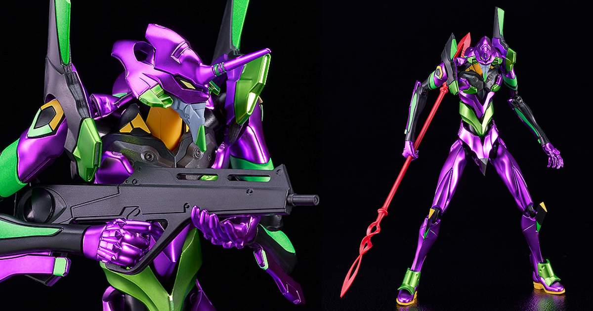 微笑衝擊2024 WINER 紀念商品『MODEROID EVA初號機 Metallic Type Ver.』電鍍豪華再登場