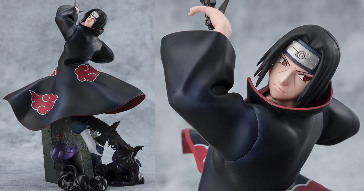『Figuarts ZERO［超激戰］宇智波鼬-萬花筒寫輪眼之光與闇-』華麗轉身攻擊的躍動姿態再現！