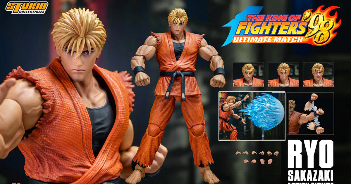 極限流空手最強！STORM COLLECTIBLES《格鬥天王98'終極對決》坂崎亮 Ryo Sakazaki