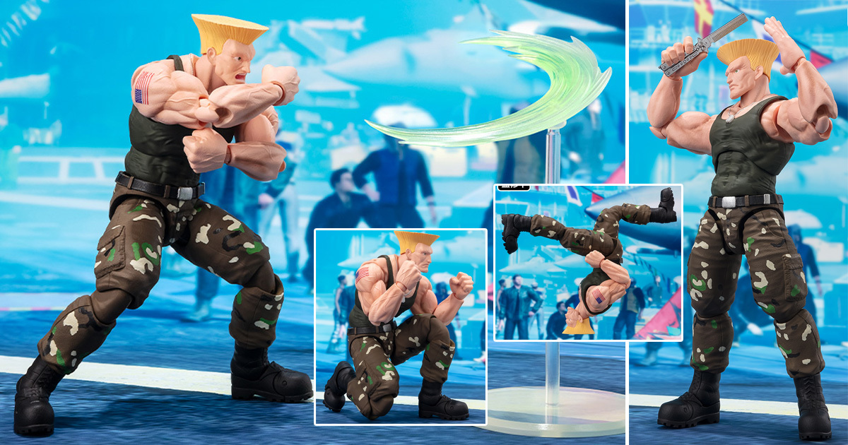 阿里固爆裂出擊！S.H.Figuarts《快打旋風》凱爾 GUILE Outfit 2