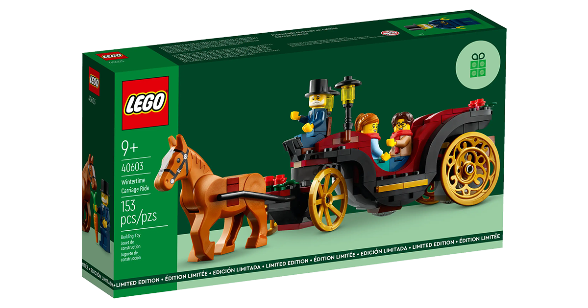 LEGO 40603「冬季馬車」滿額禮情報公開！（Wintertime Carriage Ride）