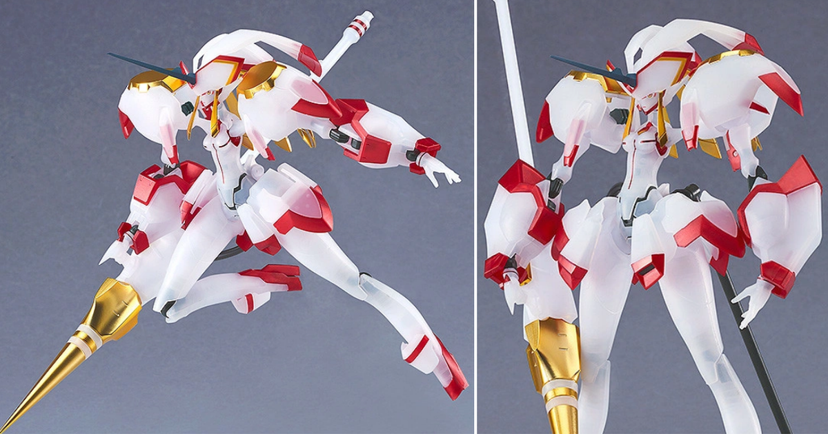 DARLING in the FRANXX『MODEROID 鶴望蘭 EX Color Ver.』電鍍＆透明版本再登場！