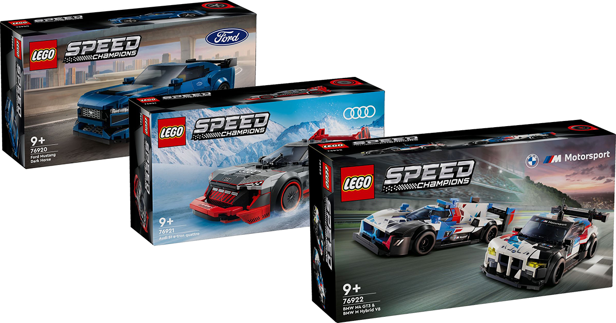 LEGO 76920～76922 極速賽車系列（Speed Champions）三款新作將在 2024 年 3 月發售！