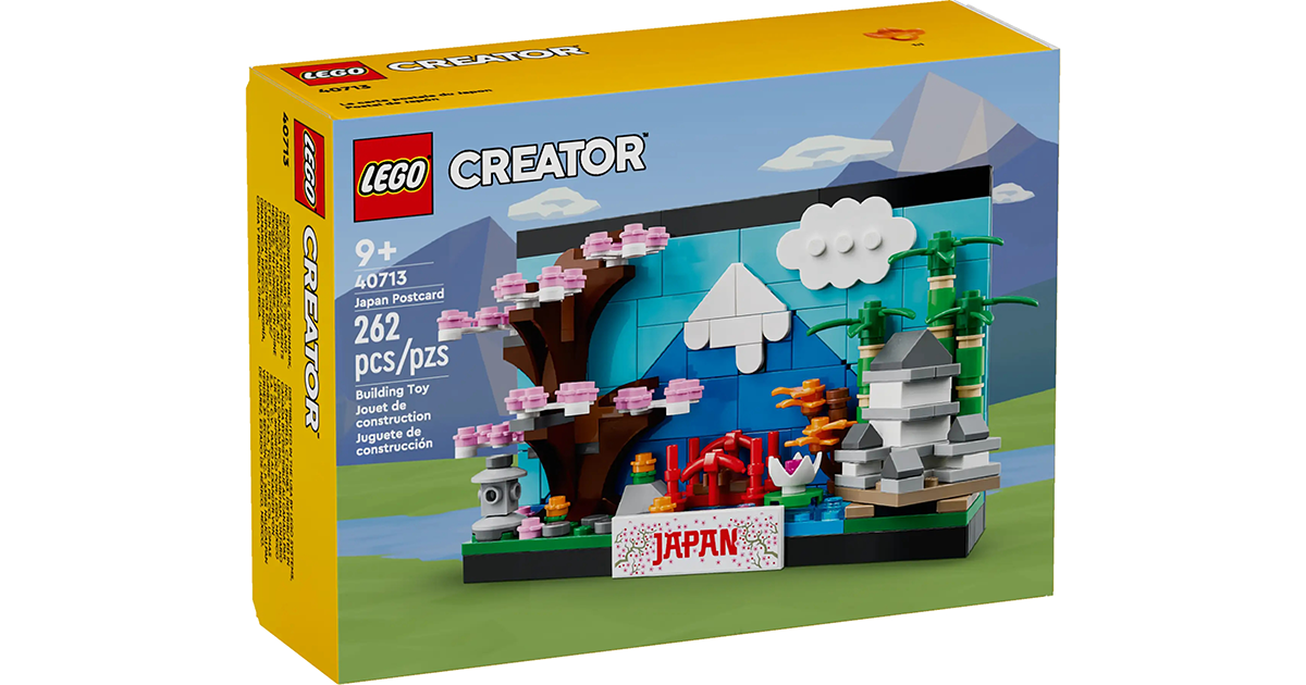 LEGO 40713 創意系列「日本明信片」頂部積雪的富士山！（Japan Postcard）