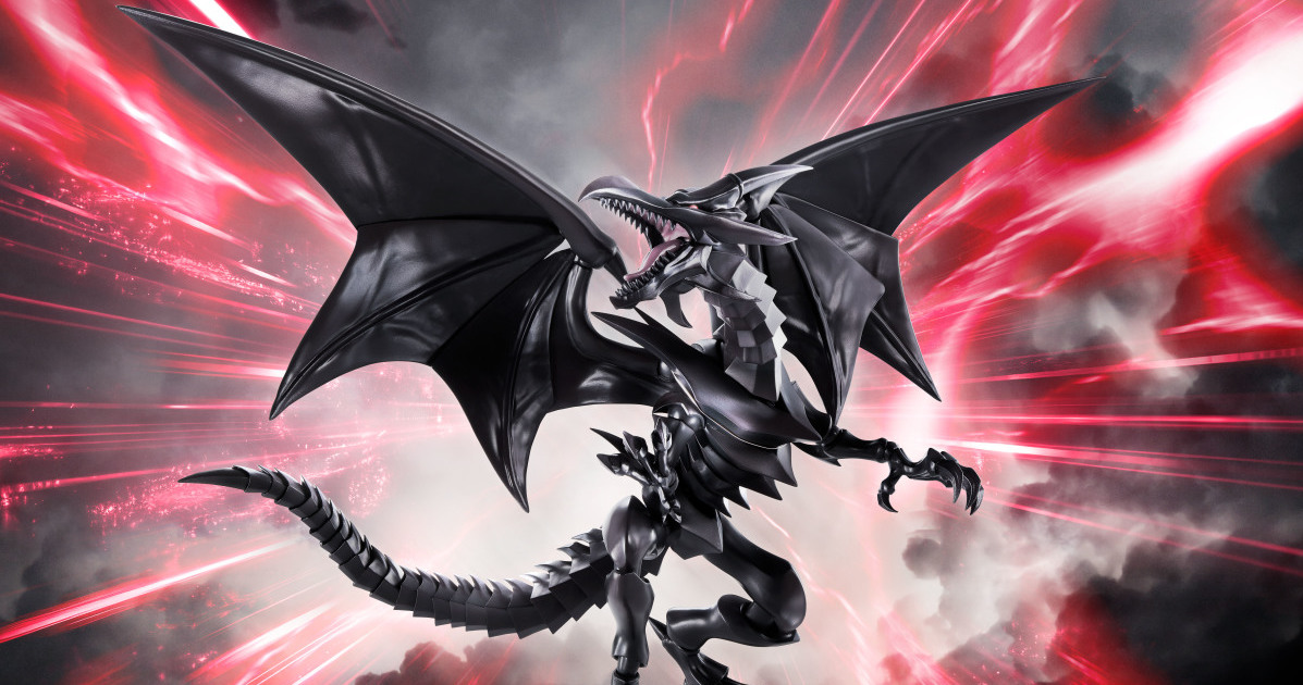 魄力黑炎彈特效『S.H.MonsterArts 遊戲王 真紅眼黑龍』靈活可動把玩出帥氣攻防姿態！