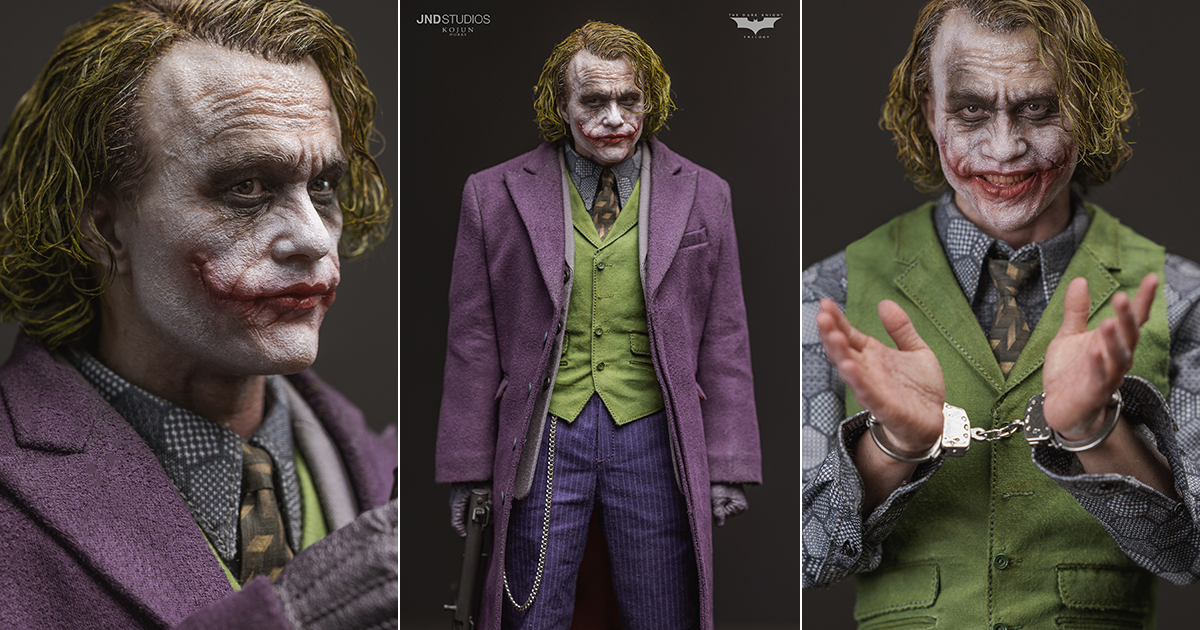 JND Studios KOJUN Works《黑暗騎士》小丑 Type-C 1/6 比例收藏人偶 集結多項新技術打造成的犯罪王子！