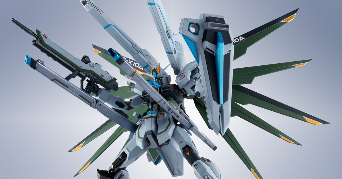 《鋼彈SEED》特展紀念商品『METAL ROBOT魂 自由鋼彈（擬真型配色)』再現大河原邦男原創配色！