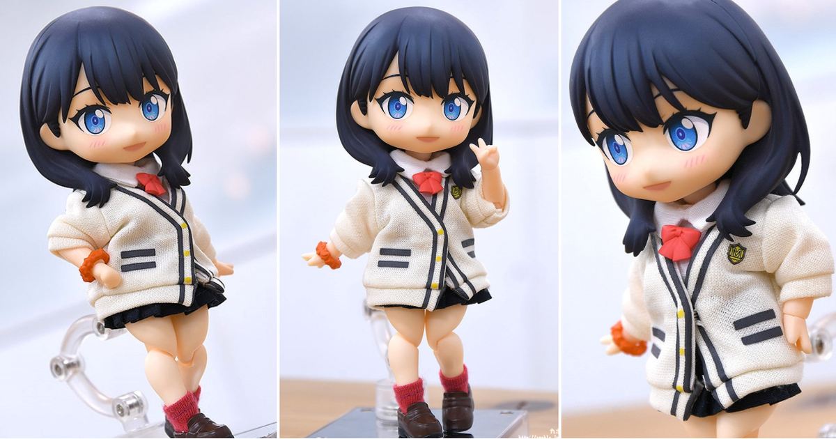 黏土娃『SSSS.GRIDMAN 寶多六花』更加肉肉的大腿零件、熟悉的布製製服造型！