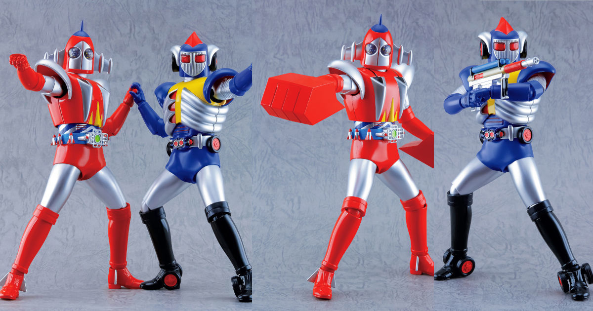兄弟齊心可斷金！ACTION TOYS 宇宙鐵人天地雙龍 天龍俠 地龍俠 可動玩具