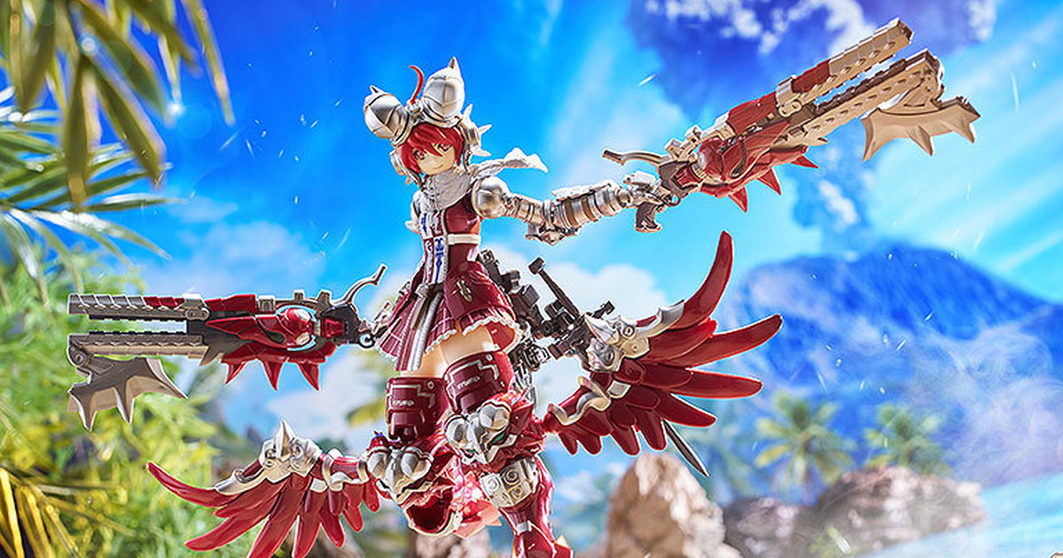 PLAMAX『GODZ ORDER 神翼龍騎士 REN FIRE DRAGON』華麗帥氣的赤紅鎧甲與武裝！