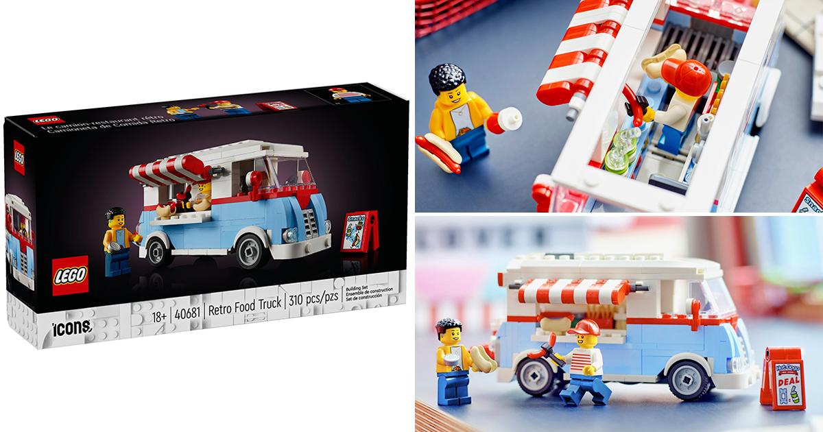 LEGO 40681 Icons 系列「復古餐車」滿額禮 情報公開！（Retro Food Truck）