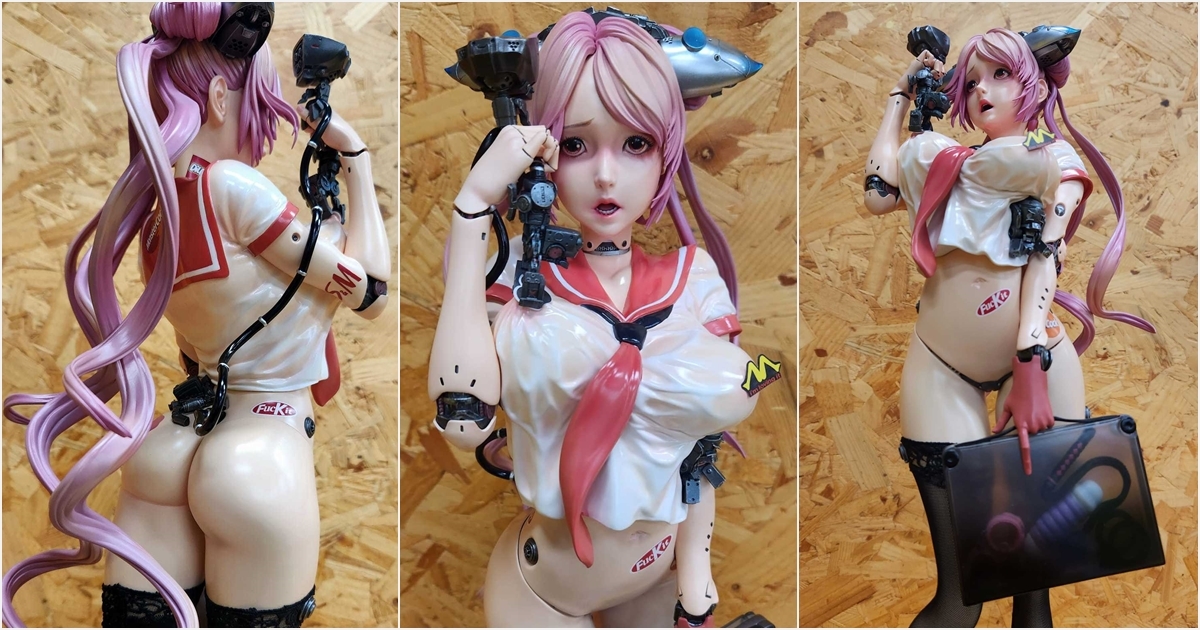 D.M.S. 玩具報告 - 誇張的曲線！扭曲的表情！Queen Studios TGIF No.2 Suzuki Mei 1/3 Statue By Evan Lee
