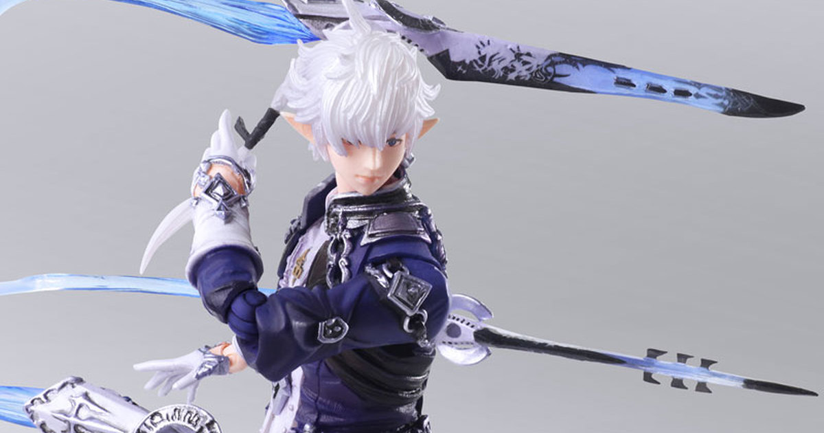 BRING ARTS『FINAL FANTASY XIV 阿爾菲諾 可動人偶』帥氣的賢者造型立體化！