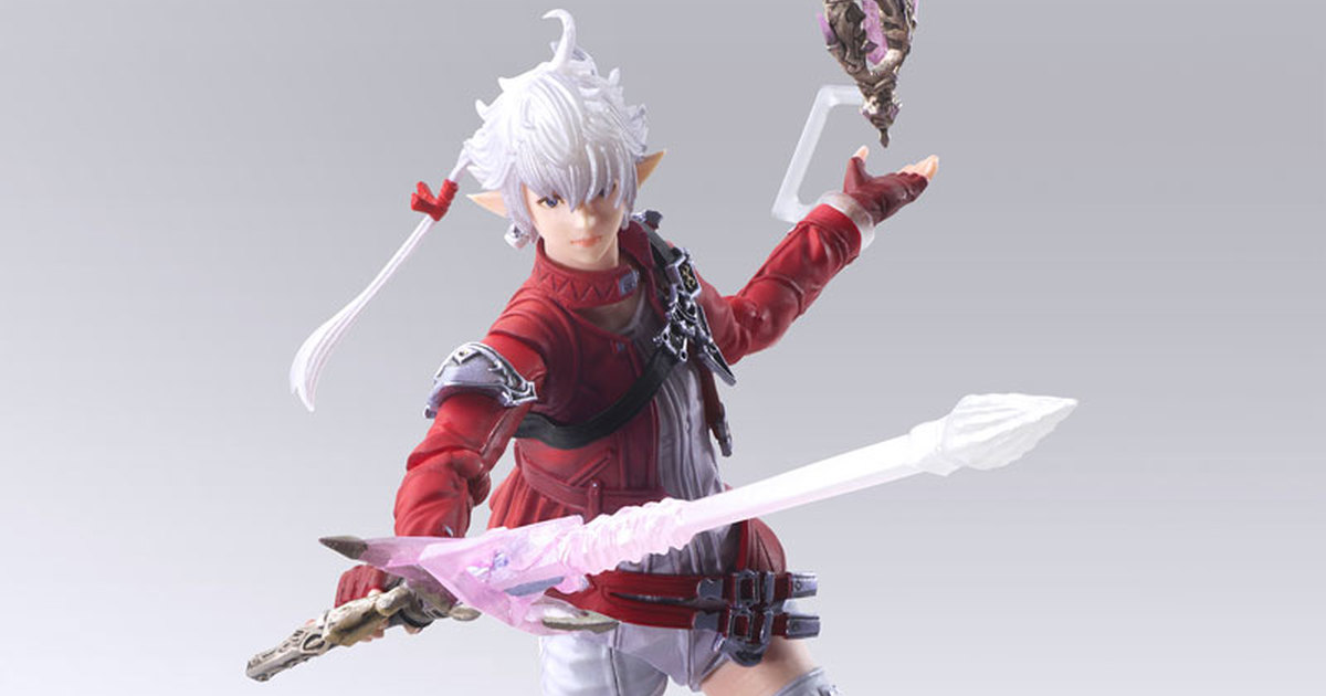 BRING ARTS『FINAL FANTASY XIV 阿莉瑟 可動人偶』再現紅魔導士的戰鬥、詠唱姿態！