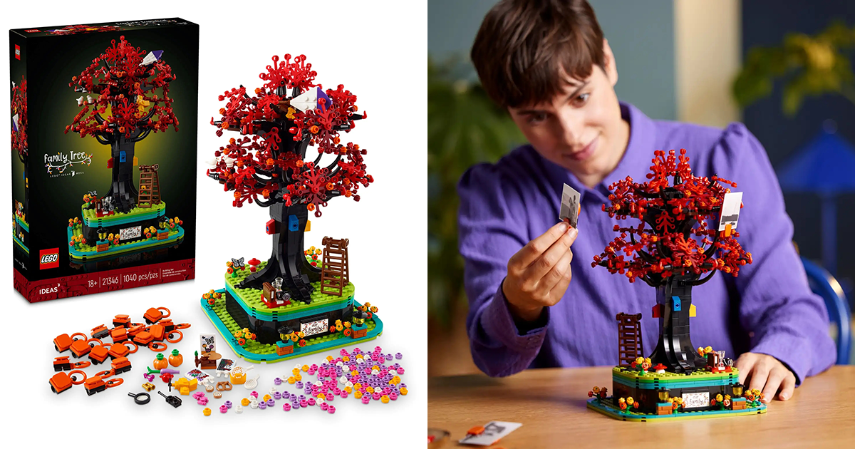 LEGO 21346 Ideas 系列「家族樹」可以掛照片、收納小物的回憶之樹！（Family Tree）