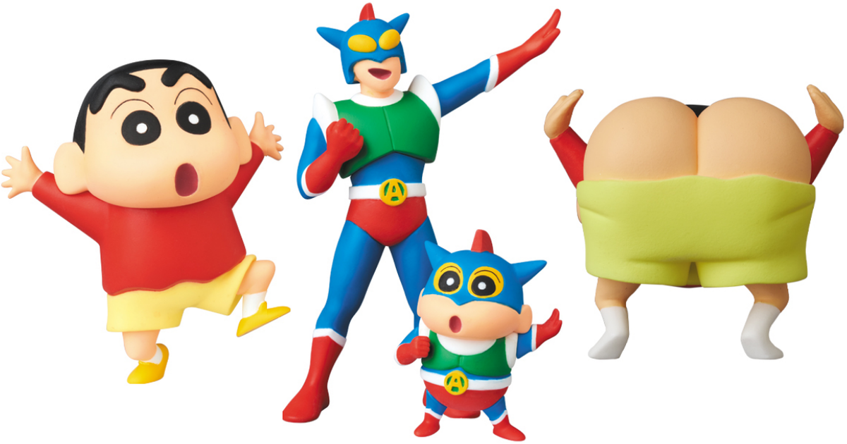 MEDICOM TOY UDF 系列『蠟筆小新 No.761~No.763』經典造型RENEWAL版再回歸！