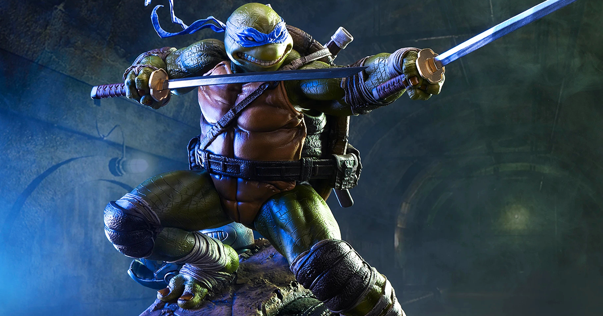 PCS TMNT Legends「李奧納多」（Leonardo）1/3 比例全身雕像 普通版/DX版