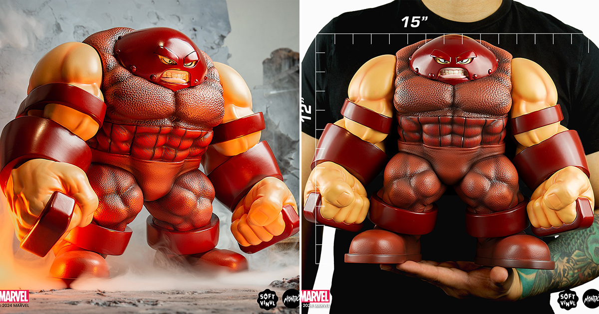 MONDO MARVEL「紅坦克」軟膠玩具 破格肉體誇張立體化！（Juggernaut Soft Vinyl Figure）