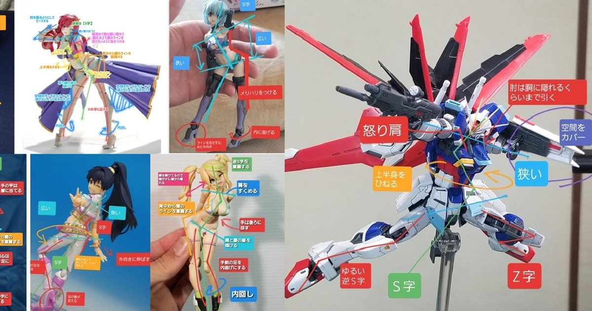 讓模型擺拍更有魅力！日推主教學「鋼普拉&可動模型姿勢」技巧獲網友好評