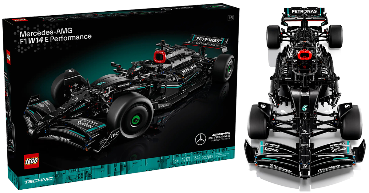 LEGO 42171 科技系列「梅賽德斯-AMG F1 W14 E Performance」1/8 比例磚拼模型