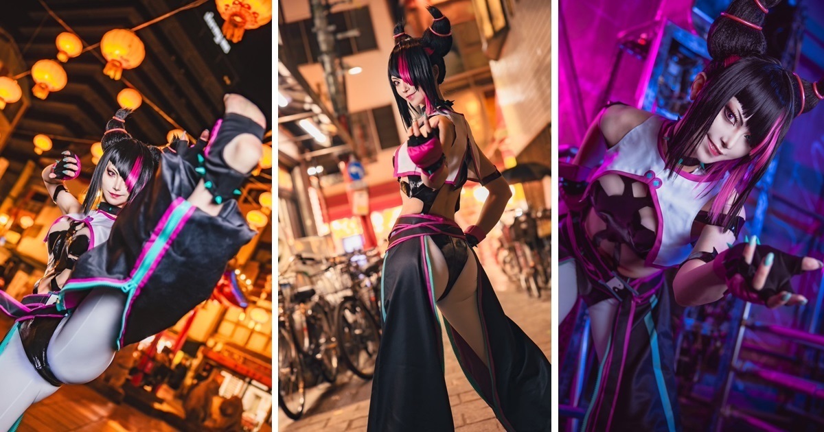 連肢體都能完美展現！ Coserまみち扮《快打旋風6》蛛俐神韻超迷人