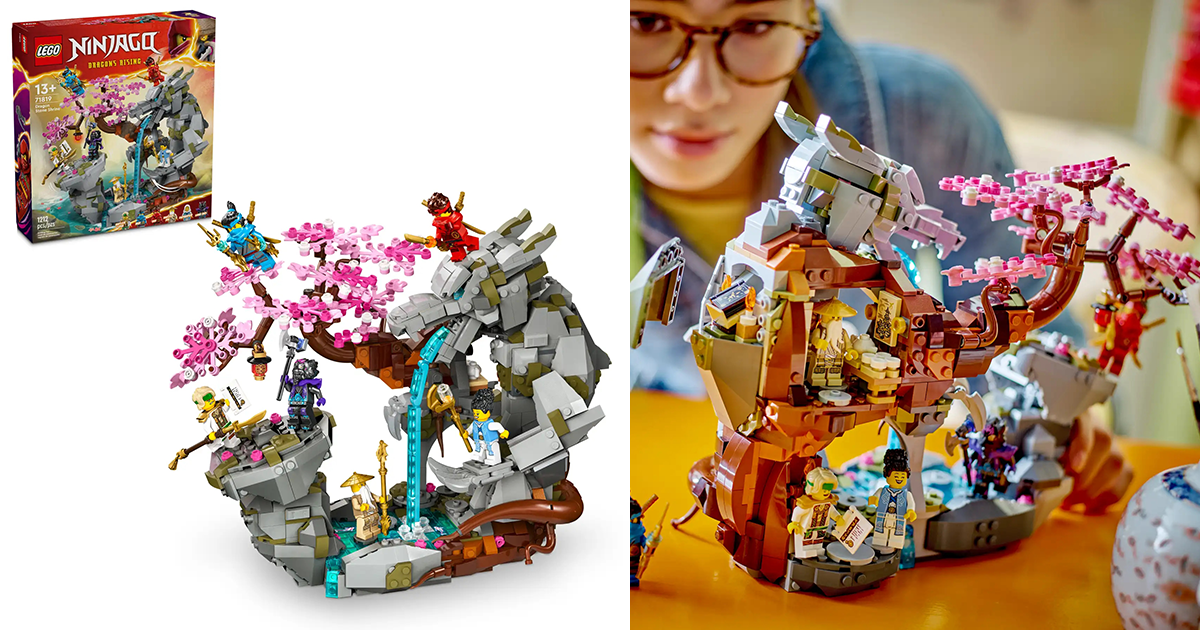 LEGO 71819「龍石神殿」 （Dragon Stone Shrine）暗藏機關的魄力石龍模型！