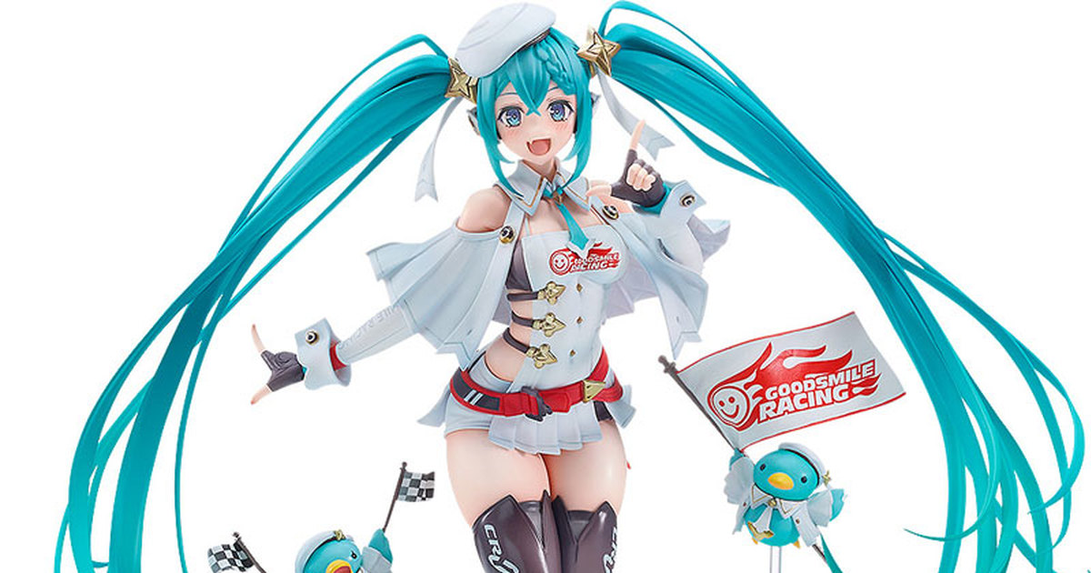 GSC『初音未來GT計畫 賽車未來 2023Ver. 1/7比例模型』萊莎繪師創作的蜜腿初音立體化！