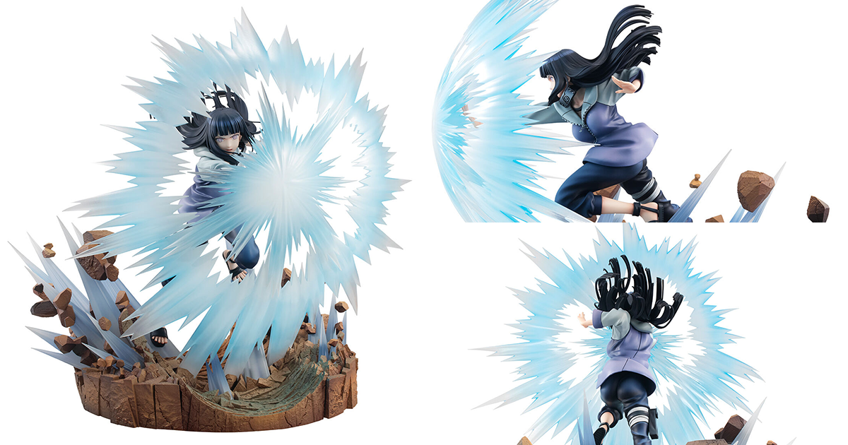 NARUTO Gals DX《火影忍者疾風傳》日向雛田 Ver.4 PVC塗裝完成品 施放八卦空掌的衝擊造型！