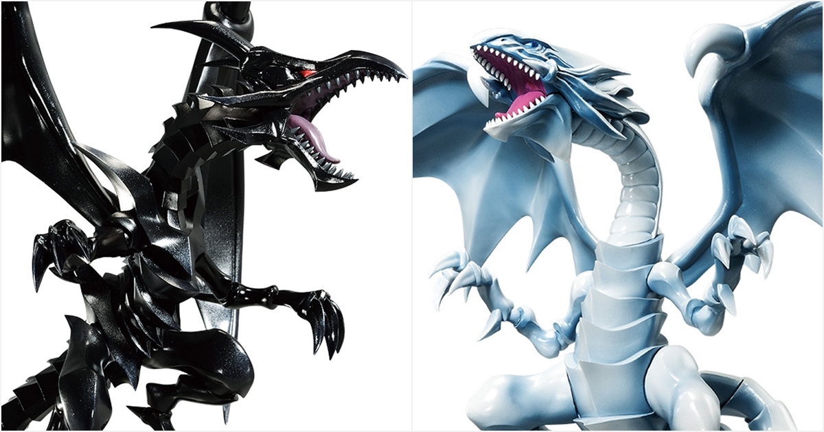 BANPRESTO「青眼白龍」、「真紅眼黑龍」侵略感滿滿的銳利造型立體化！雙龍火熱預購中
