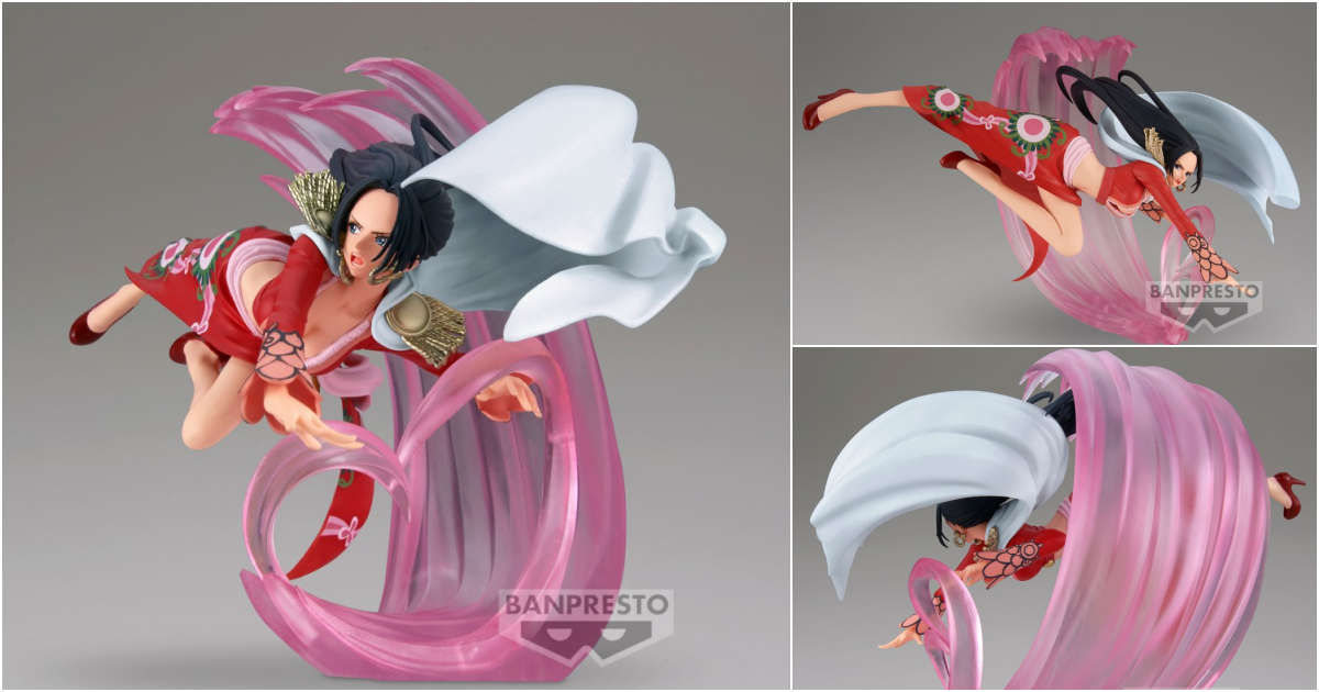 BANPRESTO『航海王 BATTLE RECORD COLLECTION 波亞・漢考克』，浮空姿態綻放女帝魅力！