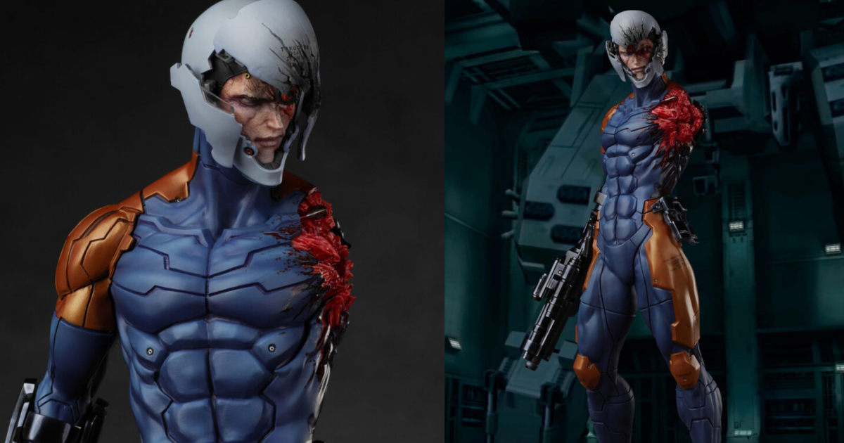 Gecco『潛龍諜影 機械忍者 -The Final Battle Edition-』1/6比例全身雕像 逼真再現被切斷的左臂！