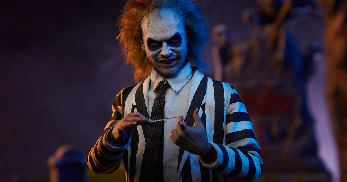 SIDESHOW「陰間大法師」（Beetlejuice）1/6 比例可動人偶 不修邊幅的怪誕氣息高度還原！