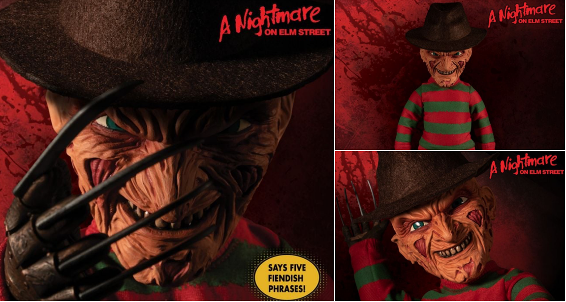 MEZCO TOYZ『MDS MEGA SCALE 半夜鬼上床 佛萊迪』有聲玩具，夢境裡的恐怖惡魔襲來！