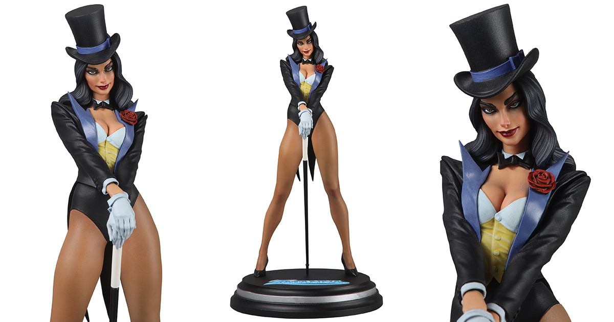 麥法蘭 DC Direct DC 封面女郎系列「扎坦娜 (Zatanna) by J. Scott Campbell」1/8 比例全身雕像