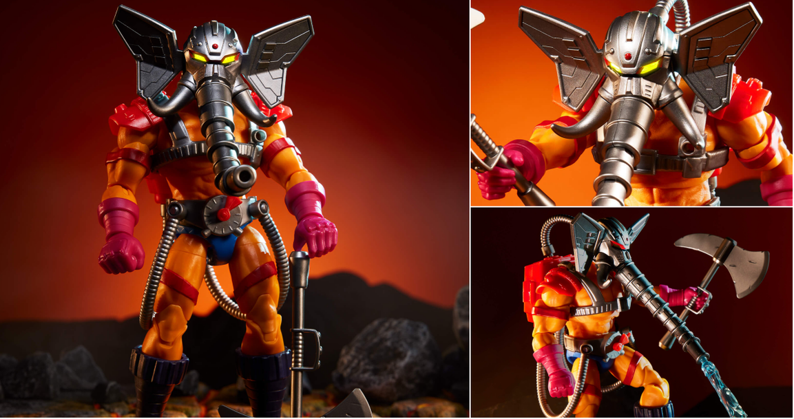 Mattel Creations《太空超人》『Masterverse 象鼻戰士（Snout Spout）』可動人偶，伊坦尼亞的消防戰士登場！