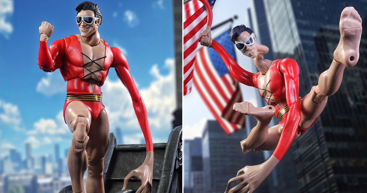 麥法蘭 DC Multiverse「塑膠人」（Plastic Man）Build A Wave 7 吋可動人偶 伸縮自如的胡鬧英雄！