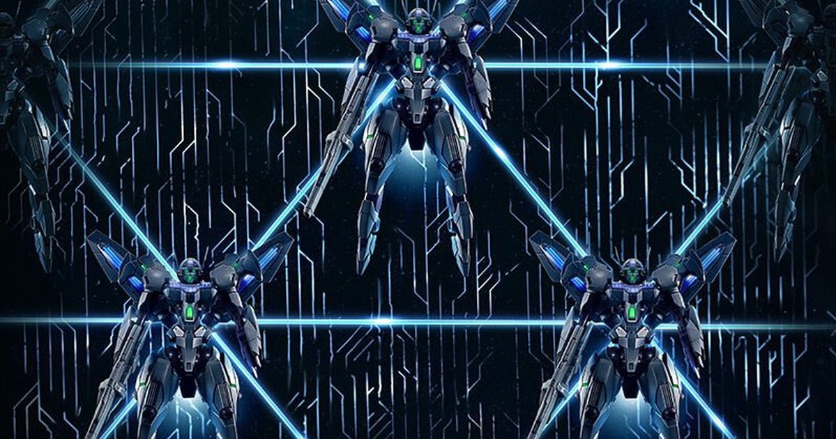 機動戰士鋼彈水星的魔女『HG 1/144 GUND節點機』以特效再現劇中展開數據風暴空間場景！