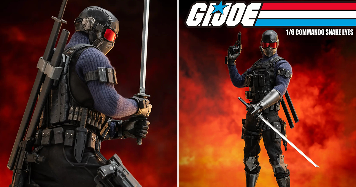 threezero《G.I.JOE 特種部隊》指揮官蛇眼（Commando Snake Eyes）1/6 比例可動人偶